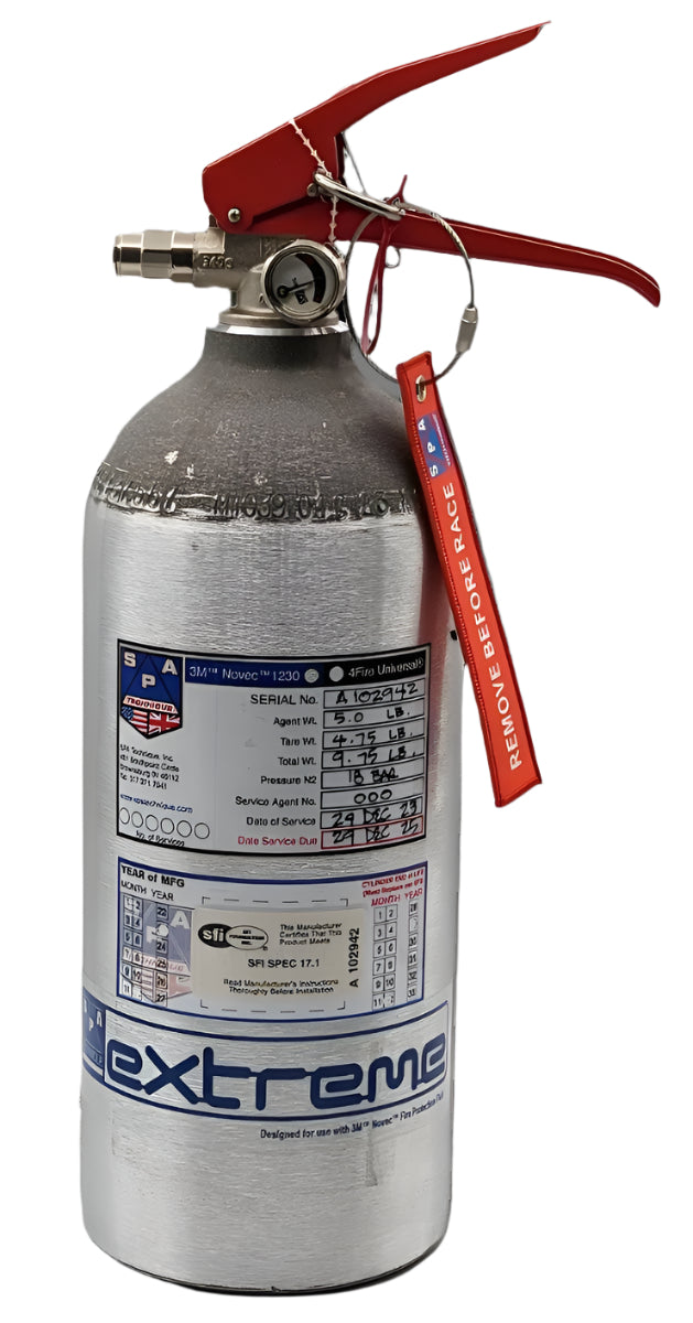 SPA Technique 5lbs SPA Extreme Mechanical Fire Suppression System - SFI 17.1