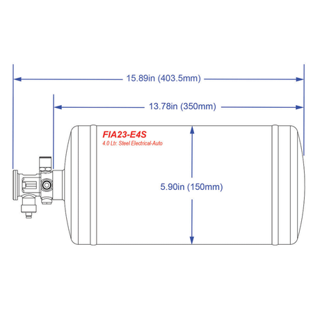 SPA Technique 4.0L AFFF FireSense Steel Electrical/Automatic Fire Suppression System