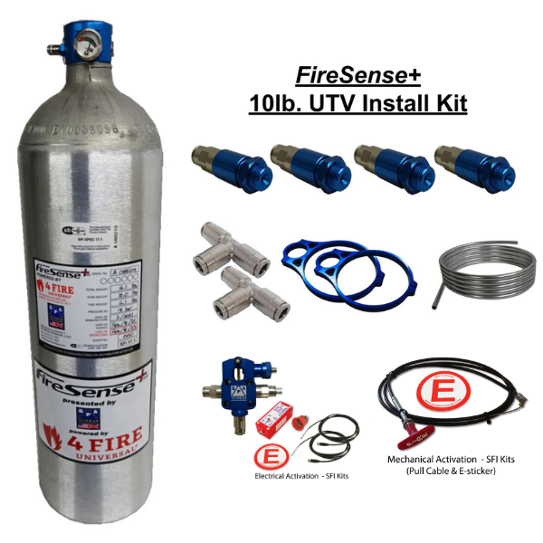 SPA Technique 10lbs FireSense+ UTV / Off-Road Fire Suppression System