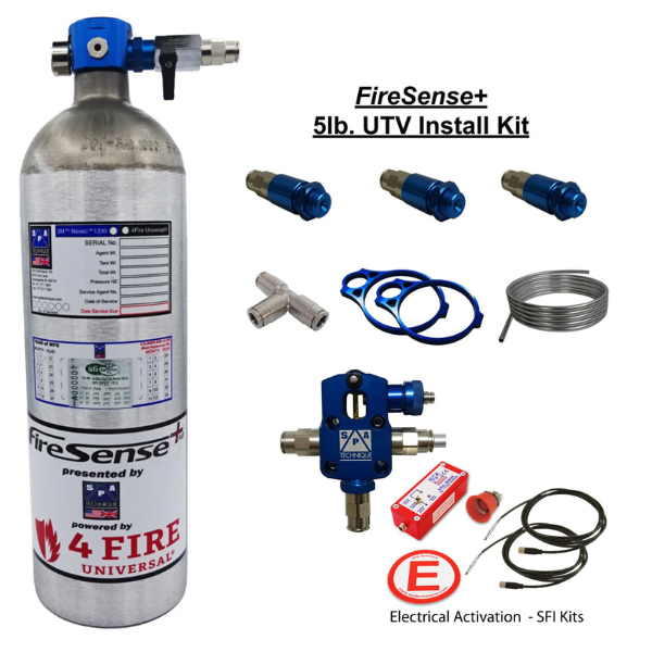 SPA Technique 5lbs FireSense+ UTV / Off-Road Fire Suppression System