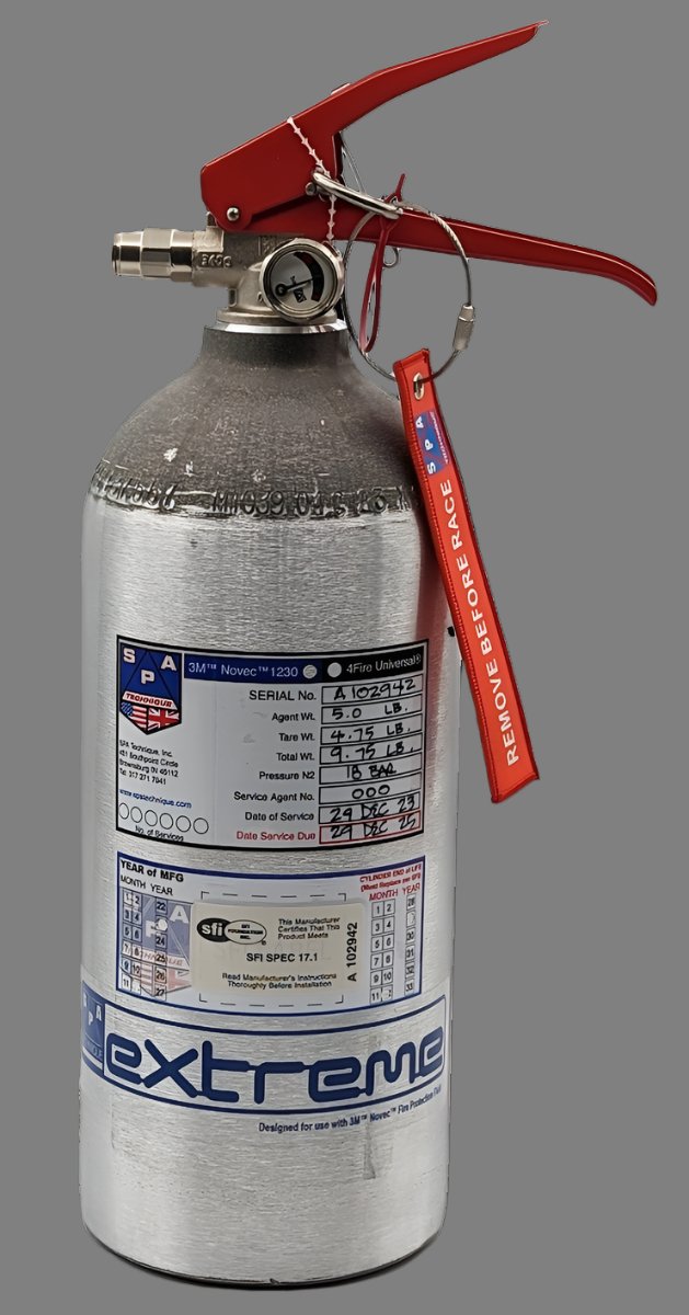 SPA Technique 5lbs SPA Extreme Mechanical Fire Suppression System - SFI 17.1