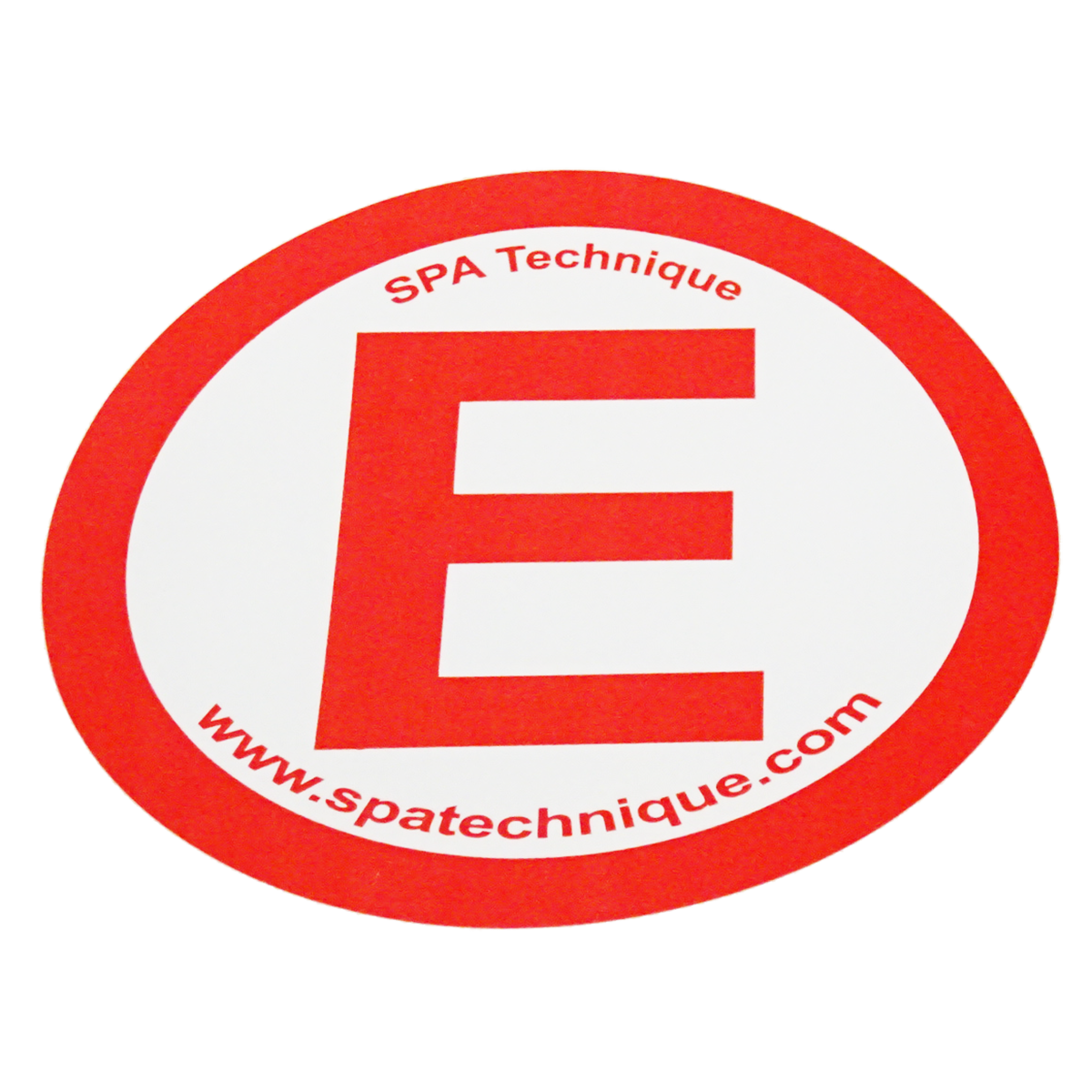 SPA Technique Large "E" Sticker