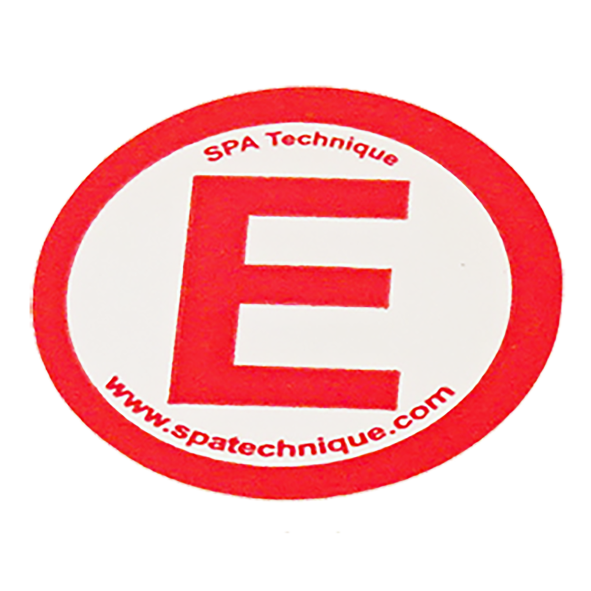 SPA Technique Small "E" Sticker