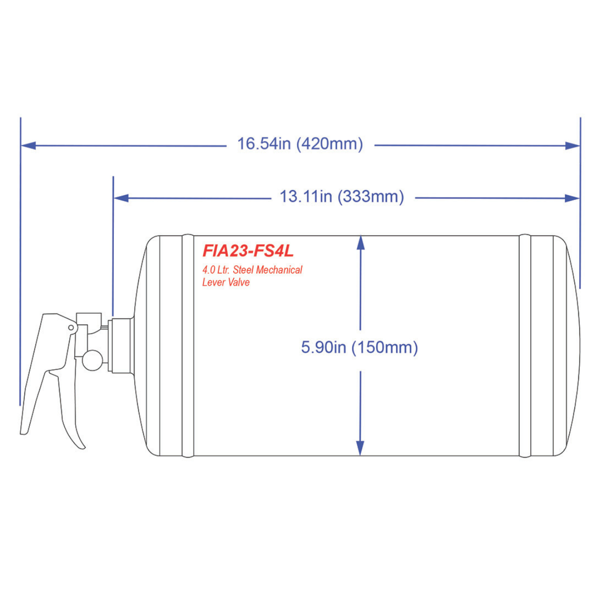 SPA Technique 4.0L ATF FireSense Steel Mechanical Fire Suppression System