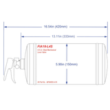 SPA Technique 4.0L AFFF Firesense Steel Mechanical / Electrical Fire Suppression System - Bottle Only