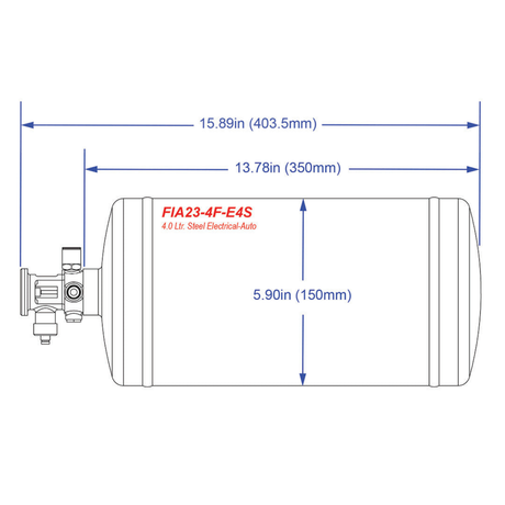 SPA Technique 4.0L 4Fire Firesense+ Steel Electrical / Automatic Fire Suppression System