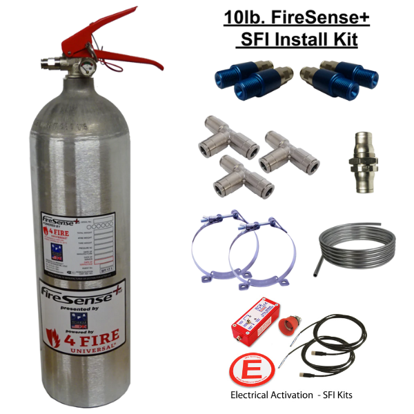 SPA Technique 10lbs FireSense+ Fire Suppression System - SFI 17.1