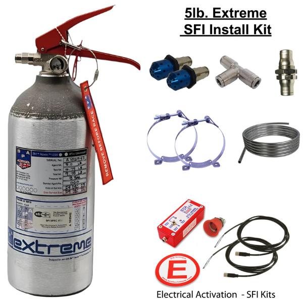 SPA Technique 5lbs SPA Extreme Mechanical Fire Suppression System - SFI 17.1