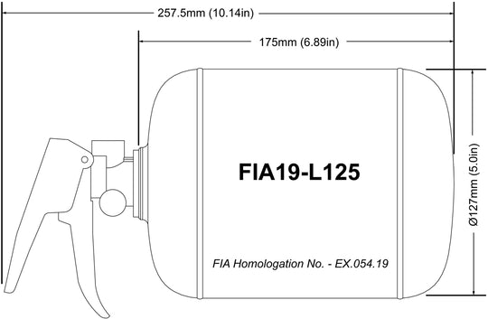 FIA19-L125 - FIA 1.25ltr Mechanical System AFFF