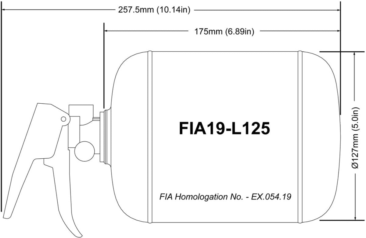 SPA Technique 1.25L AFFF-AR Mechanical Fire Suppression System