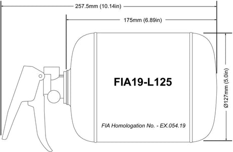 SPA Technique 1.25L AFFF-AR Mechanical Fire Suppression System