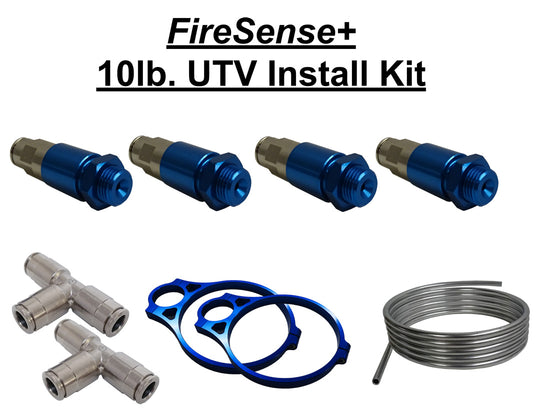 SPA UTV-Off-Road Fire Suppression System 10lb FireSense+ - SR-UTV-10