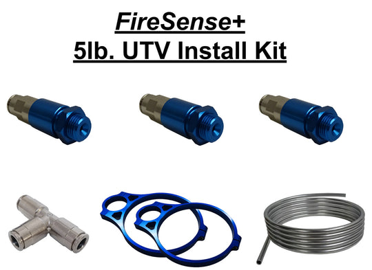 SPA UTV-Off-Road Fire Suppression System 5lb FireSense+ - SR-UTV-5
