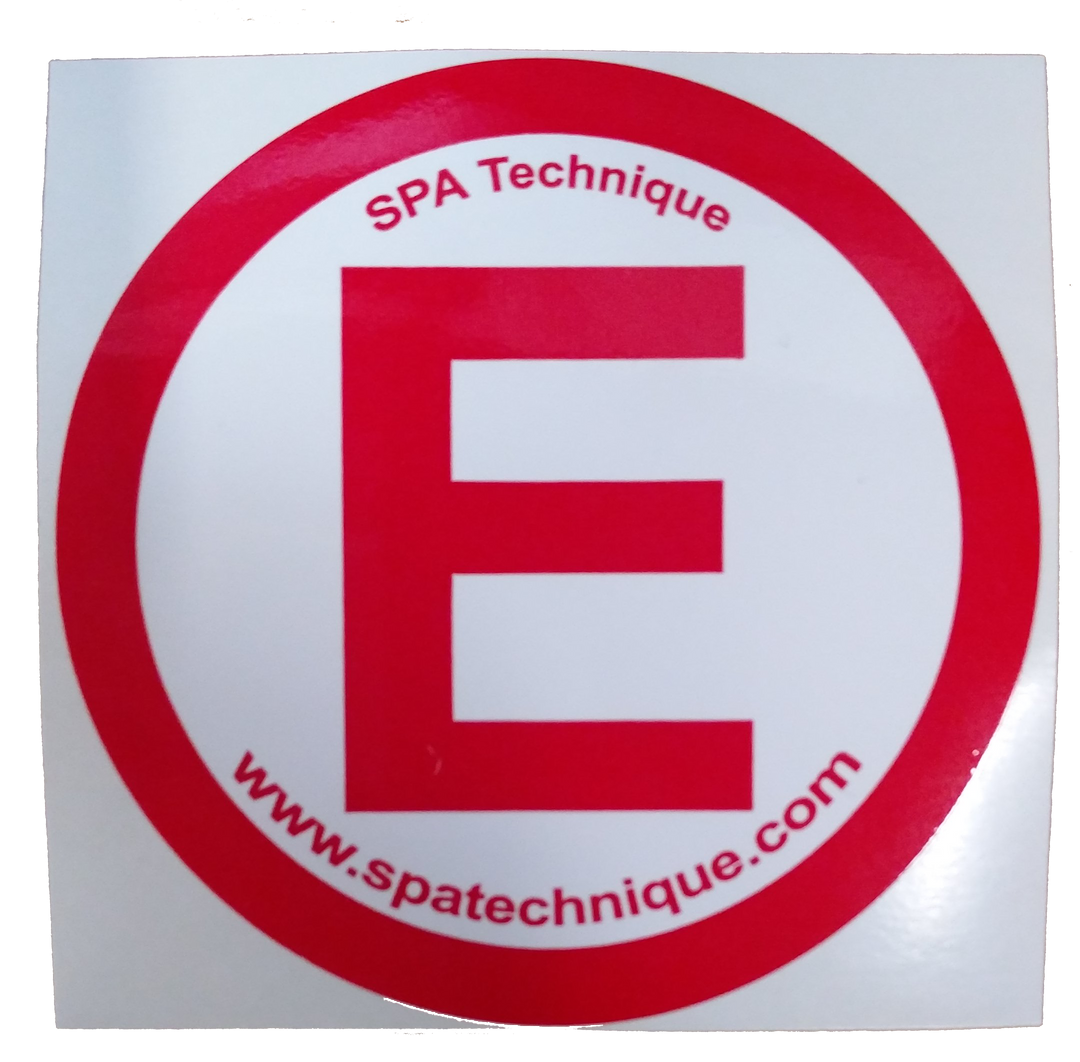SP 017 - Large 'E' sticker