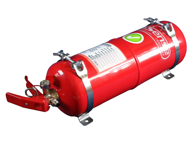 SPA Technique 4lbs AFFF Mechanical Slim-Line Fire Suppression System - Bottle Only